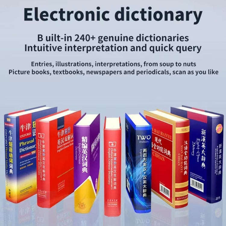 International Version Multi-language Camera Scanning Offline Translation Pen(Black)