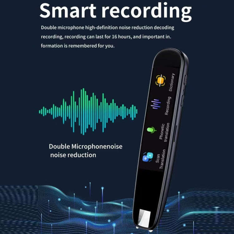 International Version Multi-language Camera Scanning Offline Translation Pen(Black)