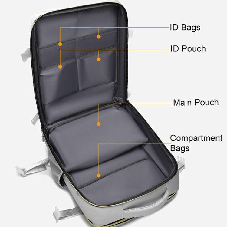 WEIXIER B717 Large Capacity Travel Shoulder Bag Simple Students Universal Schoolbag(Black)