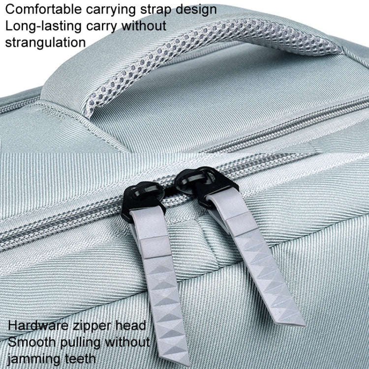 WEIXIER B722 Simple Style Large Capacity Travel Multifunctional Backpack(Light Blue)