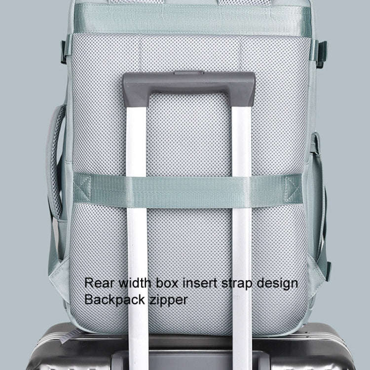 WEIXIER B722 Simple Style Large Capacity Travel Multifunctional Backpack(Light Blue)