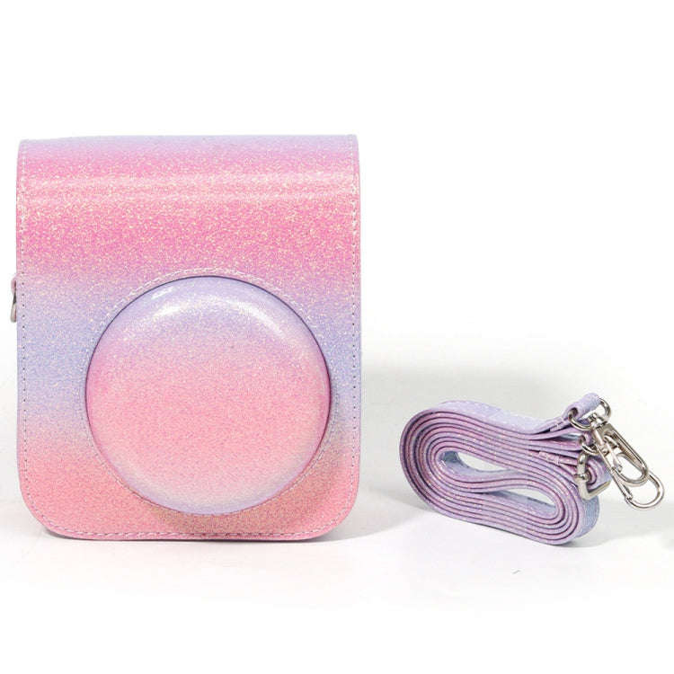 Colorful Starry Sky Camera Protection Bag For Fujifilm Instax Mini 12(Pink Purple)