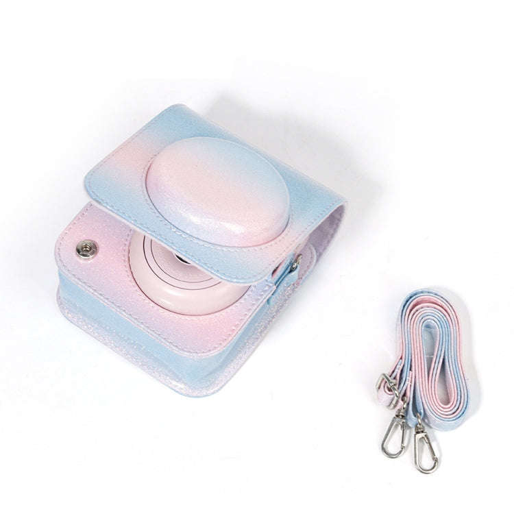Colorful Starry Sky Camera Protection Bag For Fujifilm Instax Mini 12(Blue Green)