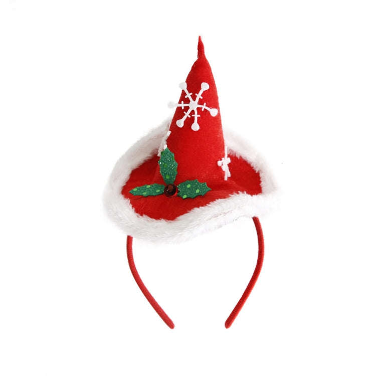3D Cartoon Christmas Headband Christmas Party Decorations, Color: Christmas Hat