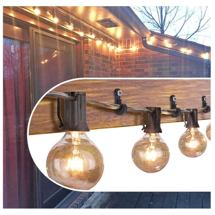 45pcs /Box Holiday Lights Hanger Hooks With Phillips Screw For Wire And Led Light(White)