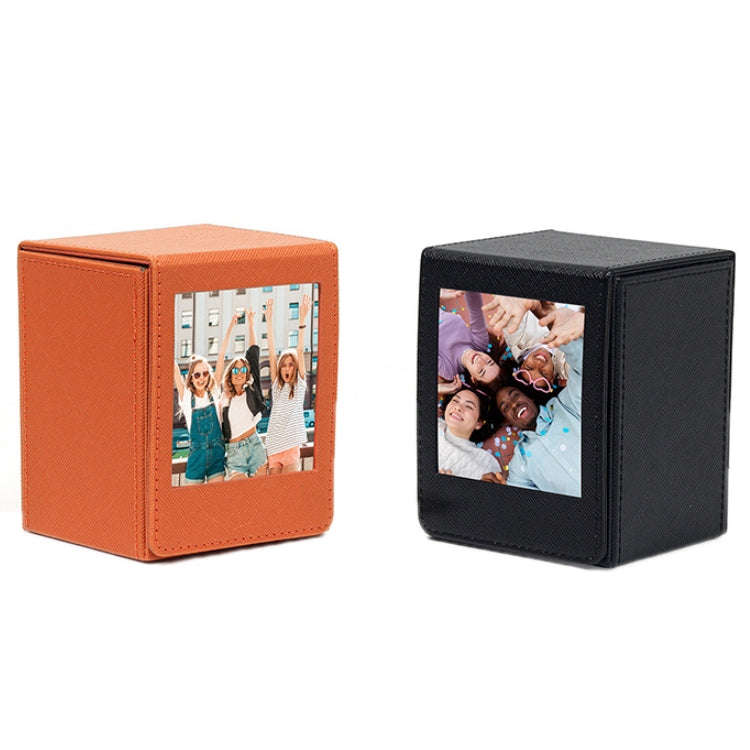 Portable Photo Display Storage Game Card Box For SQ(Brown)