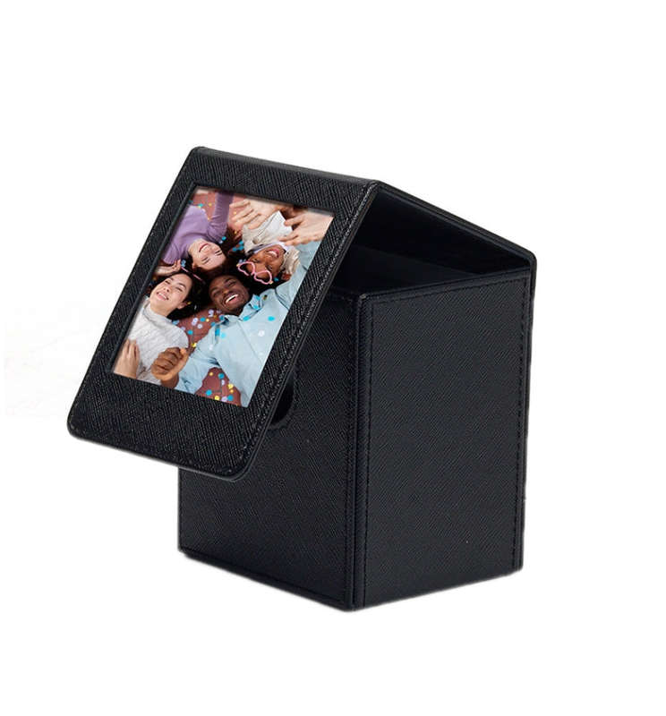 Portable Photo Display Storage Game Card Box For SQ(Black)