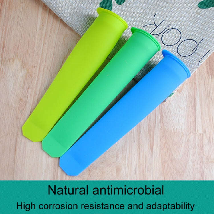 6Colors / Set Food Grade Long Silicone Popsicle Ice Cream Molds