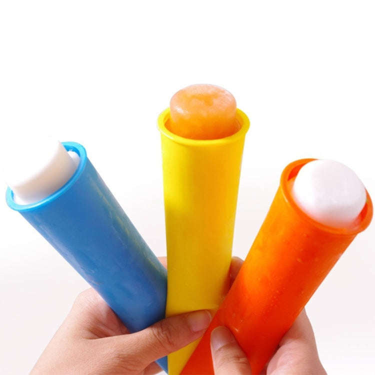 6Colors / Set Food Grade Long Silicone Popsicle Ice Cream Molds