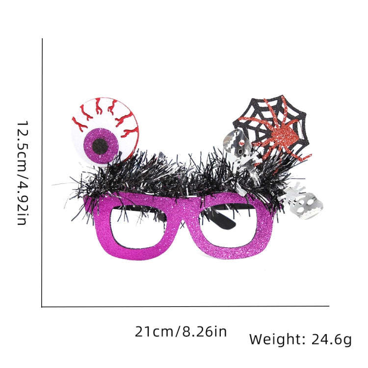 Halloween Party Decoration Glasses Masquerade Costume Props Spider Eyeball Skull