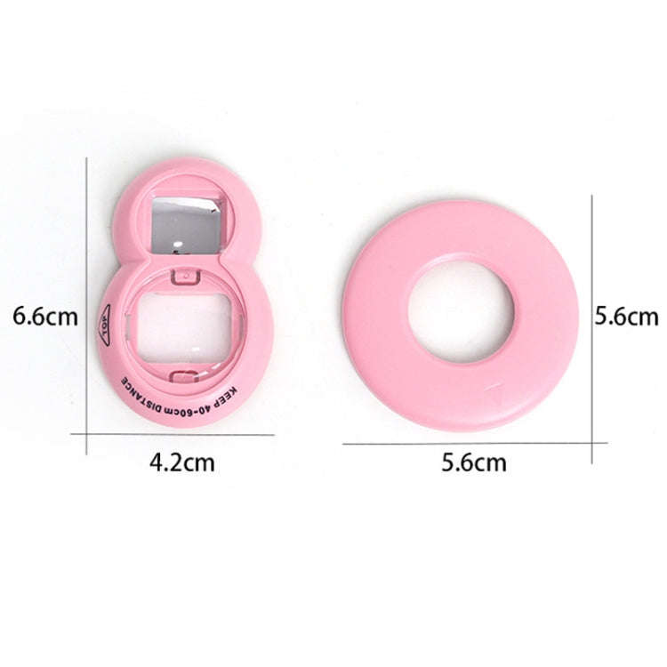 For Fujifilm instax Mini 7+/SE Selfie Filter Auxiliary Ring Set(Green)