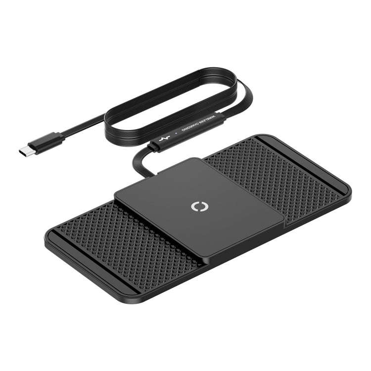 Avoid Camera Universal Car Wireless Charger Anti-slip Mat(TYPEC Interface 1m)