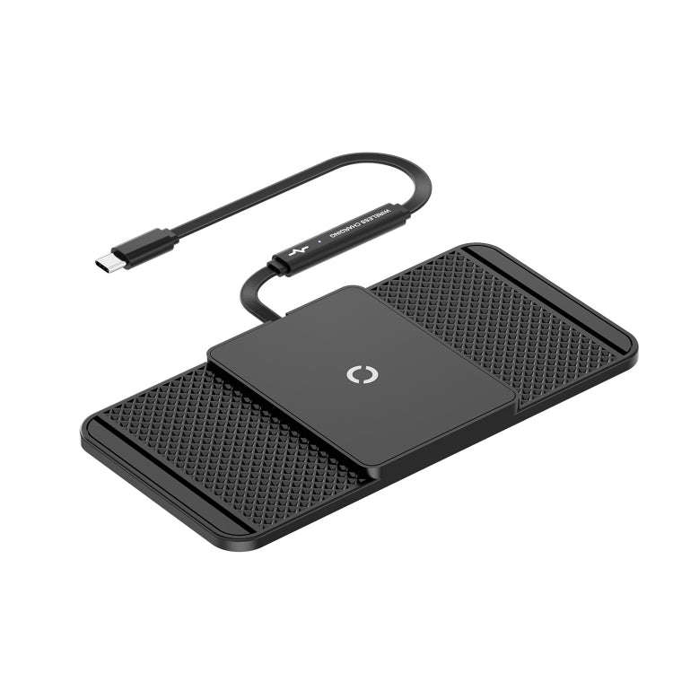 Avoid Camera Universal Car Wireless Charger Anti-slip Mat(TYPEC Interface 0.3m)