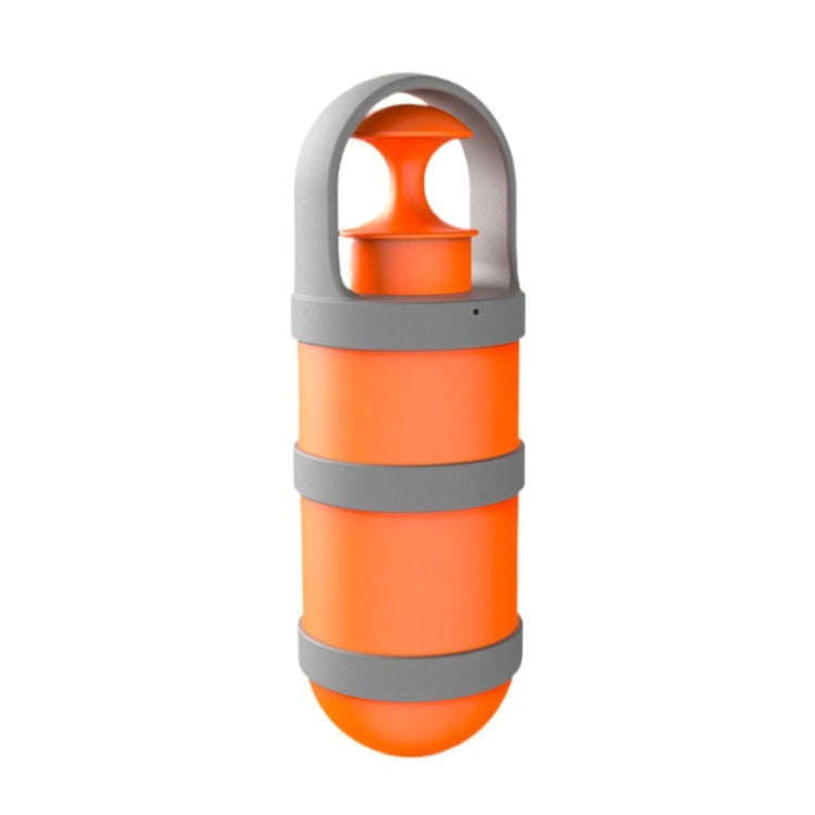Pet Outing Portable Poop Scooper Dog Feces 6 Claws Pick Up Tools(Orange)