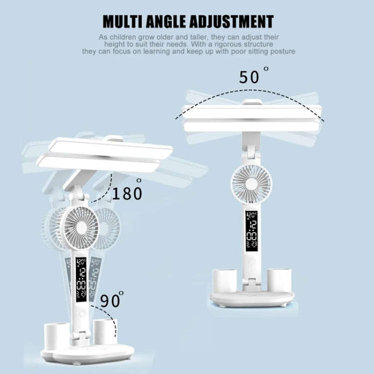 Double Head Horizontal Desk Lamp 3 Light Color Reading Lamp, Spec: Plug-in Basic Model