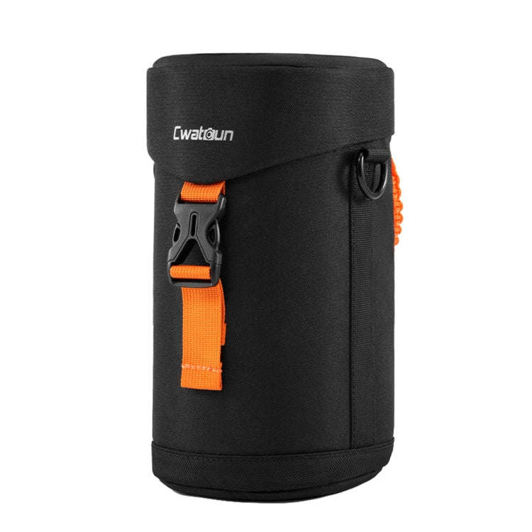 Cwatcun D157 DSLR Camera Lens Barrel Shockproof Thickened Digital Lens Bag Flip Lens Pouch, Color...