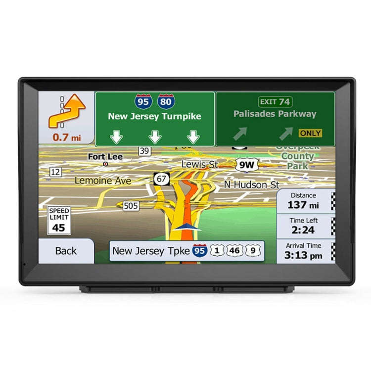 9 Inch 8G/256M Car GPS Navigator With Large Screen Capacitive Bluetooth Map, Area: Middle East Map