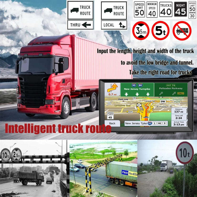 9 Inch 8G/256M Car GPS Navigator With Large Screen Capacitive Bluetooth Map, Area: Southeast Asia...