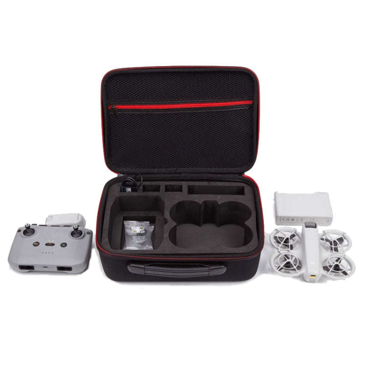 For DJI Neo Drone Storage Bag Messenger Bag Carrying Case, Fabric: PU Leather