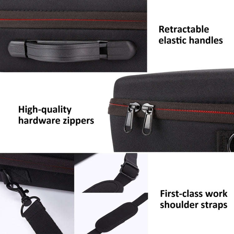 For DJI Neo Drone Storage Bag Messenger Bag Carrying Case, Fabric: PU Leather