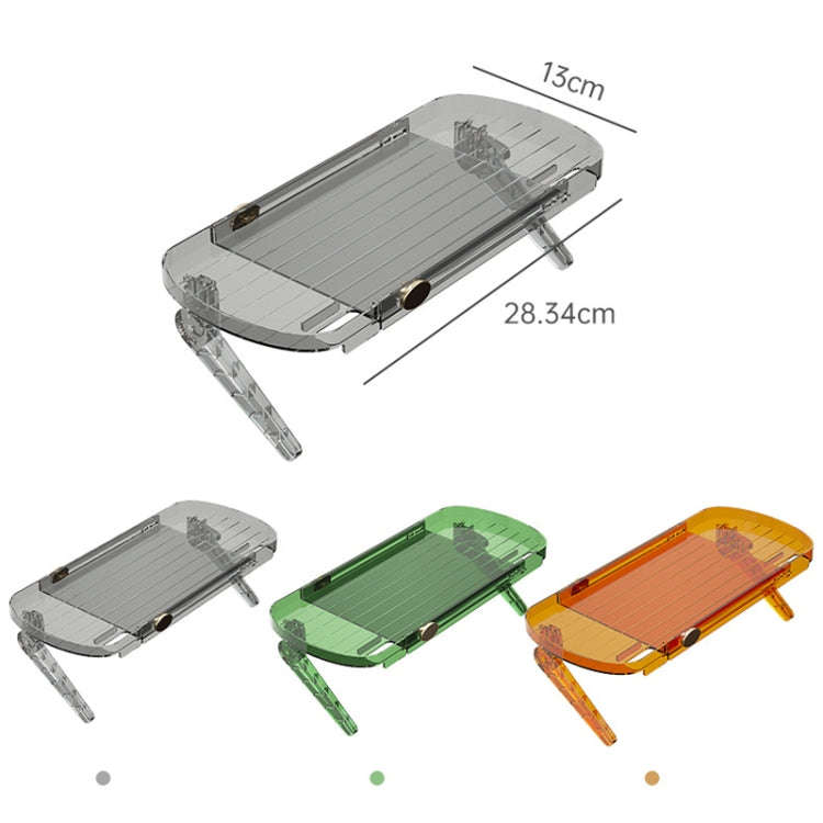 No Punching TV Set-top Box Adjustable Storage Shelf Monitor Computer Screen Holder Router Hanger(...