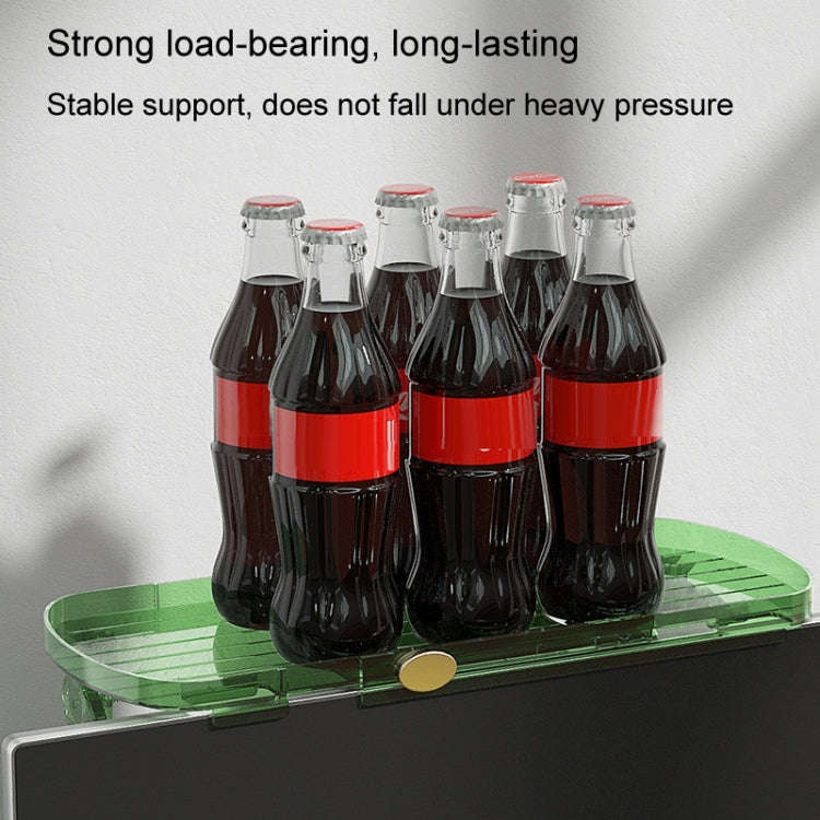 No Punching TV Set-top Box Adjustable Storage Shelf Monitor Computer Screen Holder Router Hanger(...