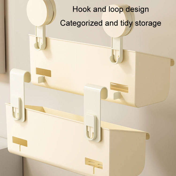 Suction Cup Wall Mounted Bathroom Shelf Drainage Detachable Storage Rack Hanging Basket, Style: S...