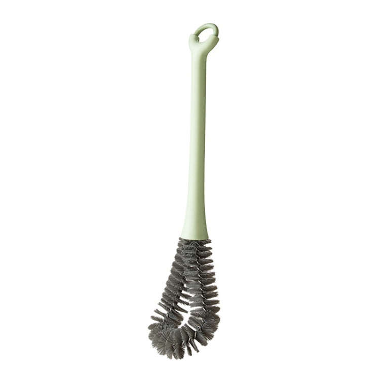 Household Long Handle Cup Brush Breaker Milk Bottle Cleaning Brushes(Green)