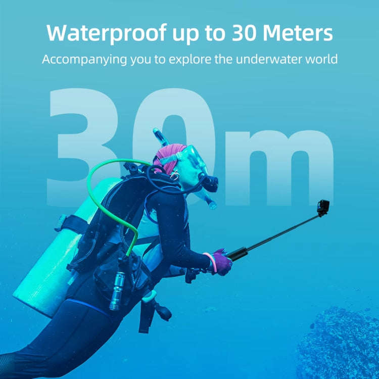 TELESIN 61cm Underwater Buoyancy Bar Retractable Selfie Stick Tripod For GoPro Insta360 DJI OSMO ...