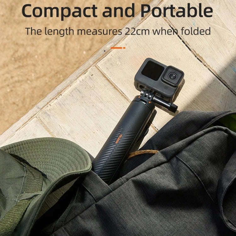 TELESIN 61cm Underwater Buoyancy Bar Retractable Selfie Stick Tripod For GoPro Insta360 DJI OSMO ...