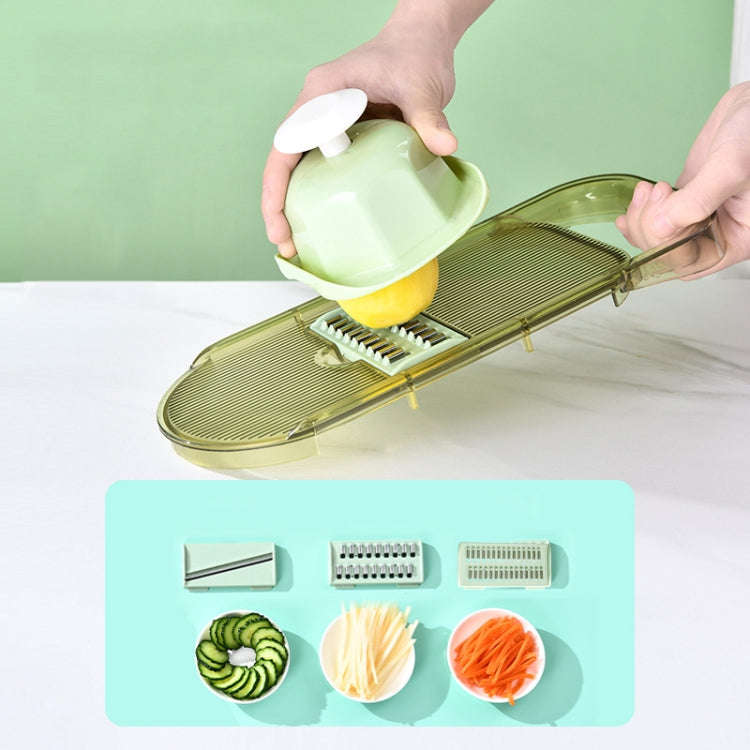 Kitchen Fruit Vegetable Shredder With Hand Guard Potato Cucumber Slicing Shredding Cutter, Style:...