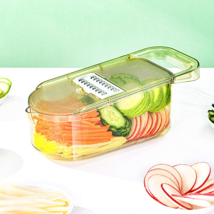 Kitchen Fruit Vegetable Shredder With Hand Guard Potato Cucumber Slicing Shredding Cutter, Style:...