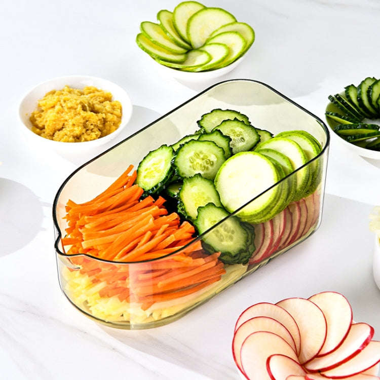 Kitchen Fruit Vegetable Shredder With Hand Guard Potato Cucumber Slicing Shredding Cutter, Style:...