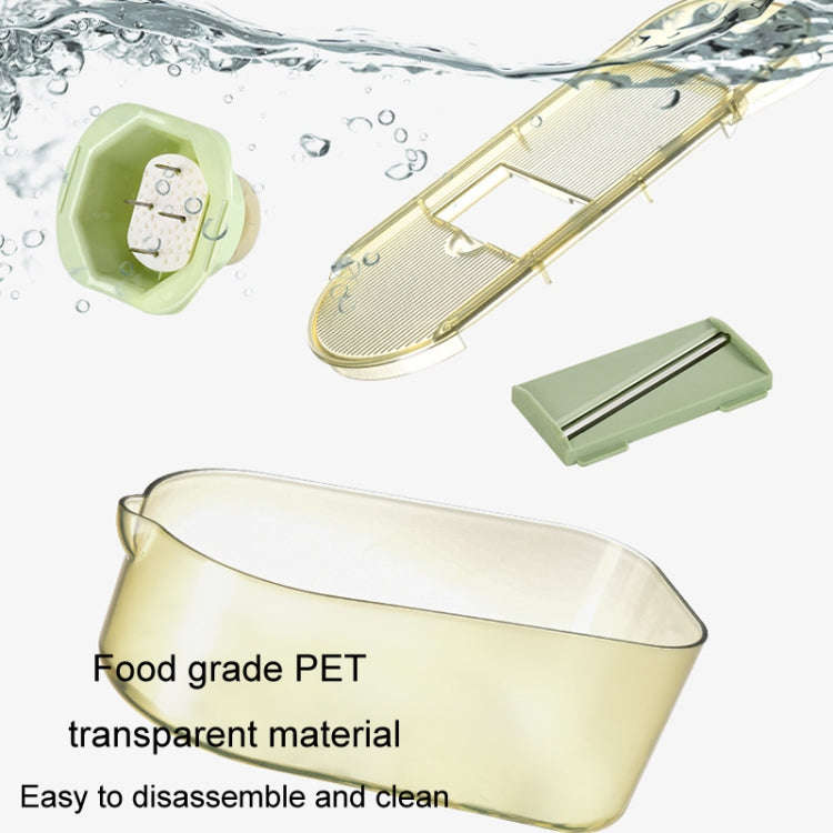 Kitchen Fruit Vegetable Shredder With Hand Guard Potato Cucumber Slicing Shredding Cutter, Style:...