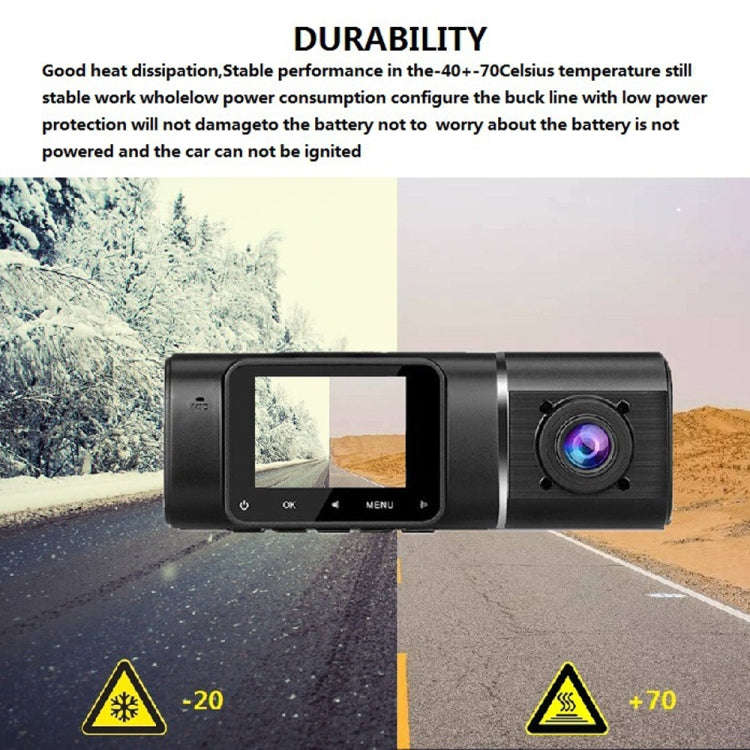 3-recording Front 1080+Internal 1080+Rear 480 HD Car Recorder
