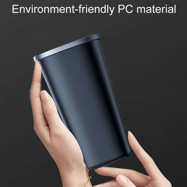 Simple Car Trash Can Automobile Storage Bin With Trash Bag(Black)