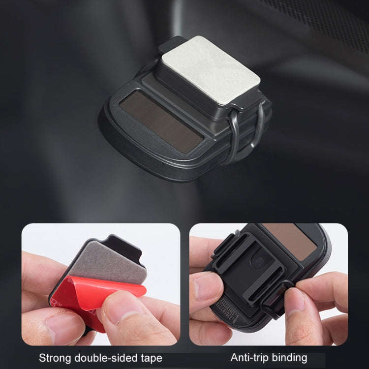 Car Removable Cardless ETC Slide Bracket Automotive Anti-Drop Holder(Black)