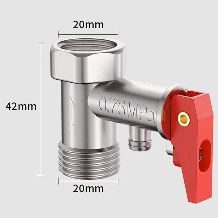 0.9MPa Pressure Relief Valve For Electric Water Heater Pressure Reducing Exhaust Valve Household ...