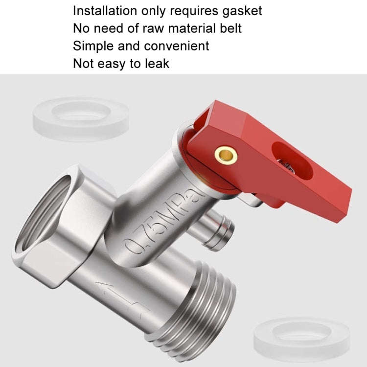 0.7MPa Pressure Relief Valve For Electric Water Heater Pressure Reducing Exhaust Valve Household ...