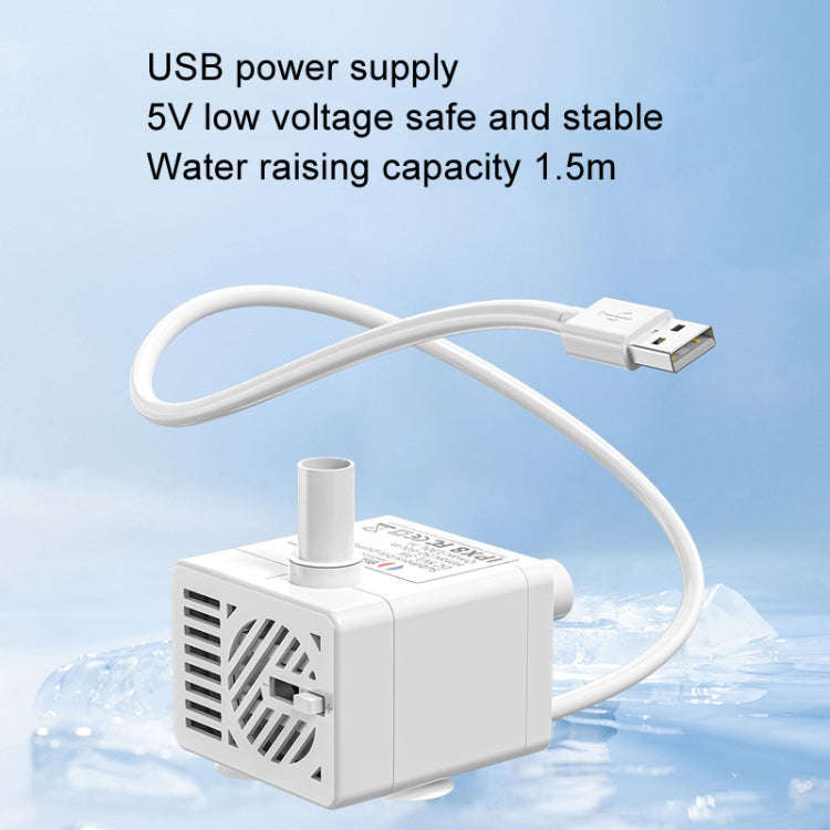 Innovator Group USB Pet Water Dispenser Pump 5V Mute Micro Brushless DC Water Pump Automatic Drai...