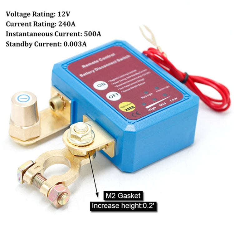 Car Battery Disconnectors Remote Control Smart Disconnect Switch, Style: Intelligent Model