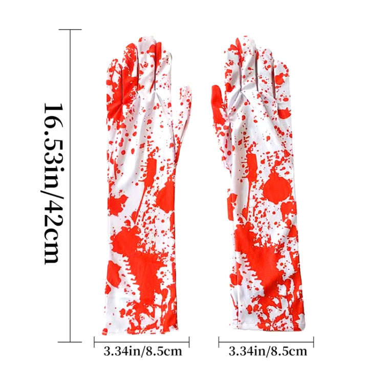 Halloween Party Decoration Blood Print Masquerade Props Horror Costume Cosplay Props, Style: Bloo...