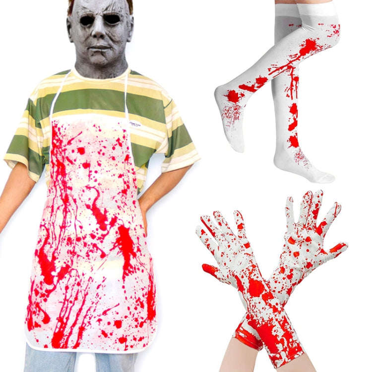 Halloween Party Decoration Blood Print Masquerade Props Horror Costume Cosplay Props, Style: Bloo...