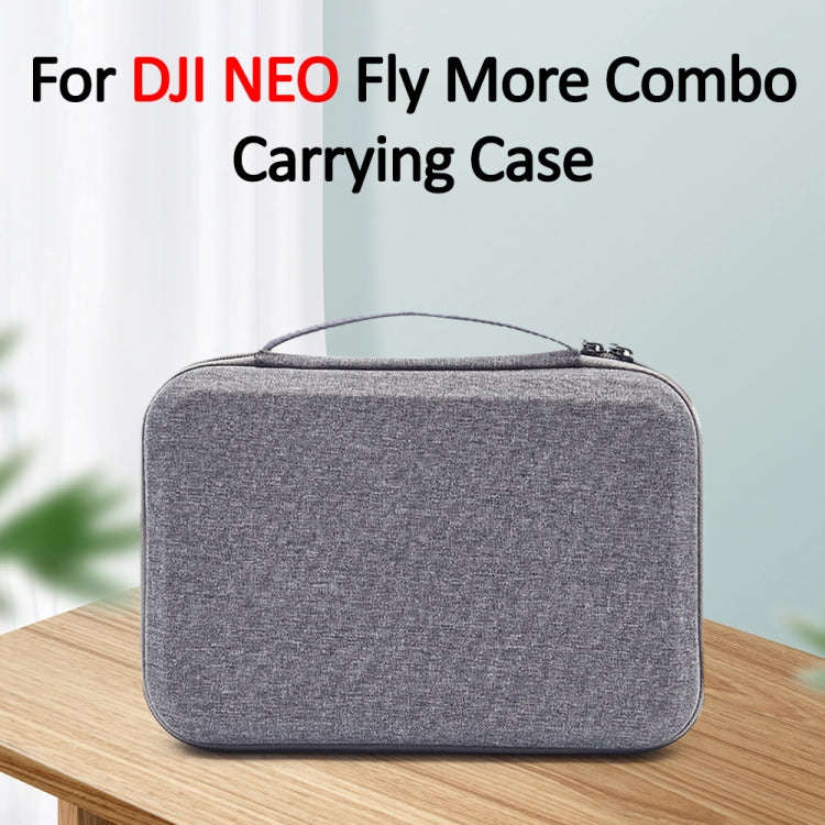 For DJI Neo Fly More Combo Carrying Case Handbag Protective Box(Black + Red Inner)