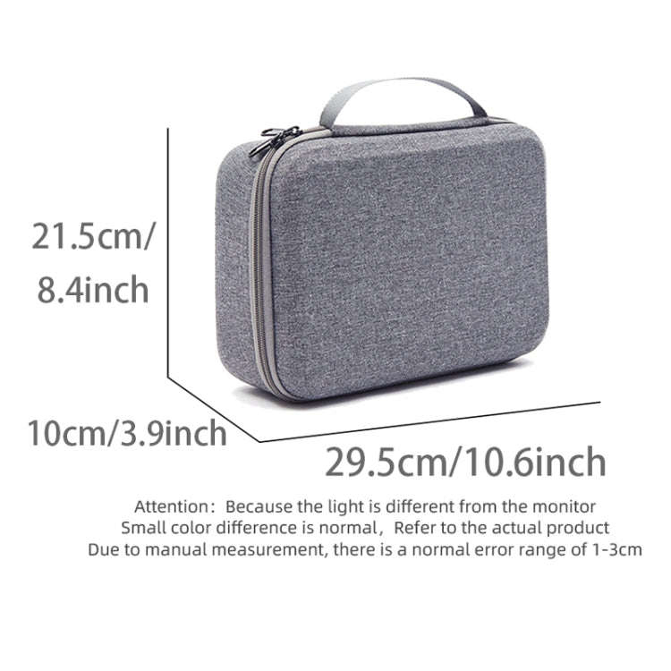 For DJI Neo Fly More Combo Carrying Case Handbag Protective Box(Black + Red Inner)