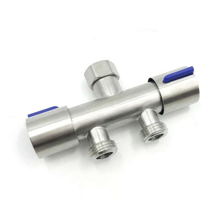 Washing Machine Faucet Splitter 1 Input 2 Output Dual Outlet Adapter 304 Stainless Steel Faucet, ...