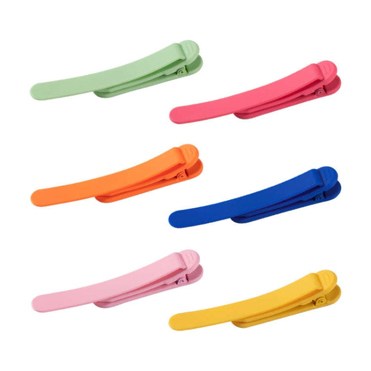 6pcs /Set Silicone Page Bookmark Clip Automatic Page Recording Reading Tool