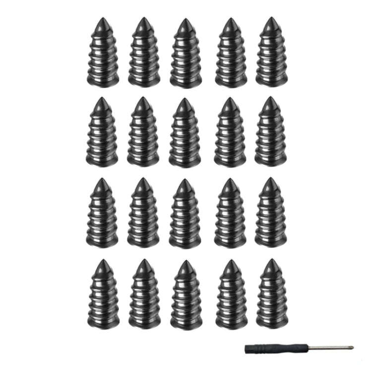Electric Motorcycle Vacuum Tire Repair Nails, Set: 20pcs Small + Screwdriver
