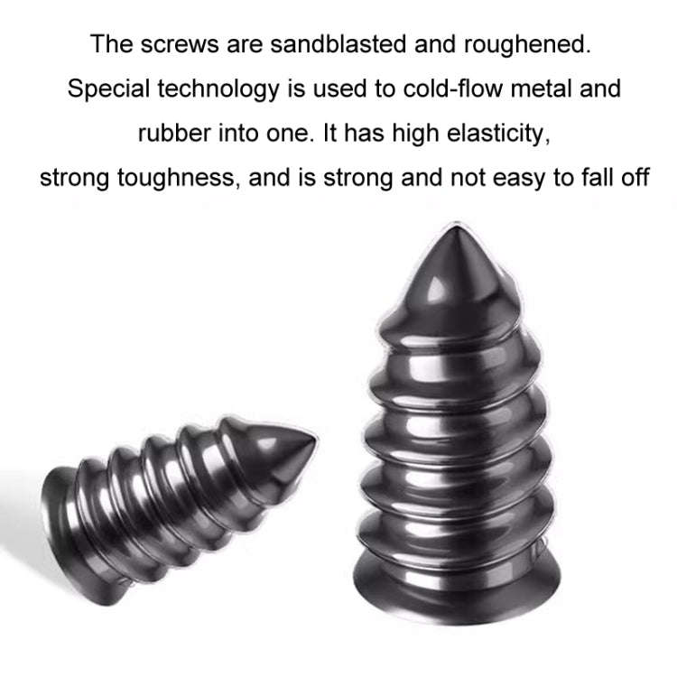 Electric Motorcycle Vacuum Tire Repair Nails, Set: 10pcs Small + 10pcs Large+ Screwdriver