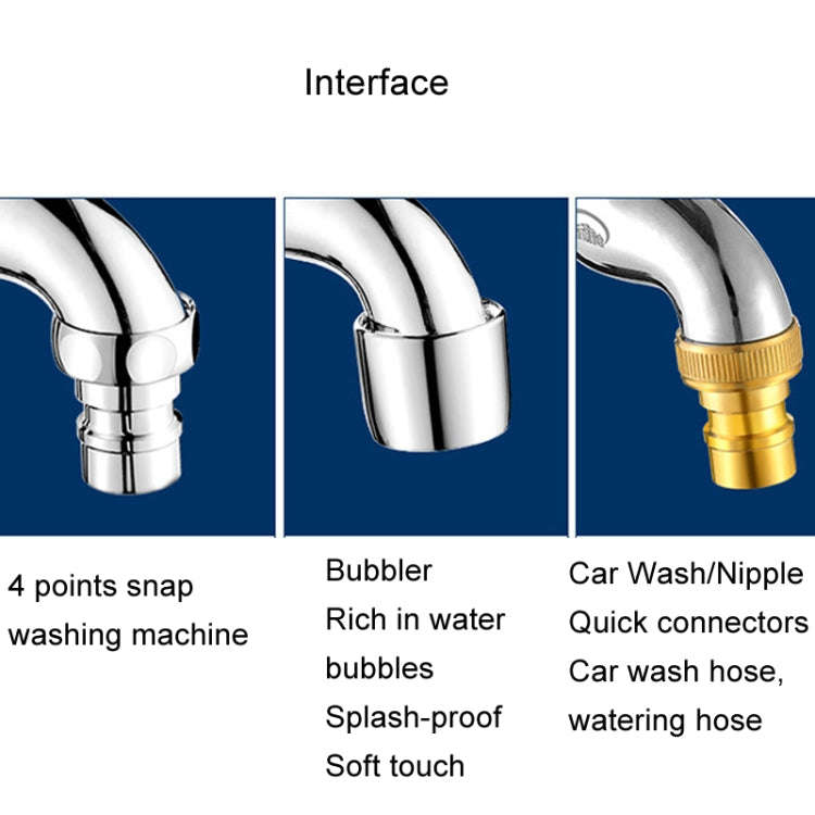 Household Faucet With Lock Outdoor Anti-theft 4 Minute Faucet, : Key Alloy Sparkler